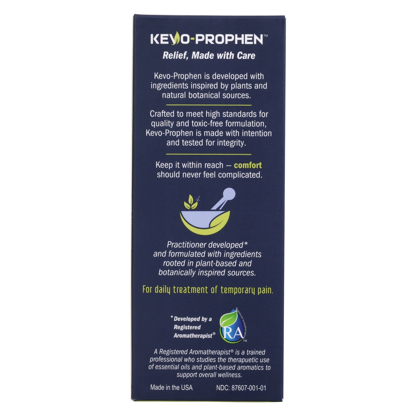 Kevo-Prophen Pain Relieving Cream, Juniper Tar Topical OTC Analgesic, 98 mL