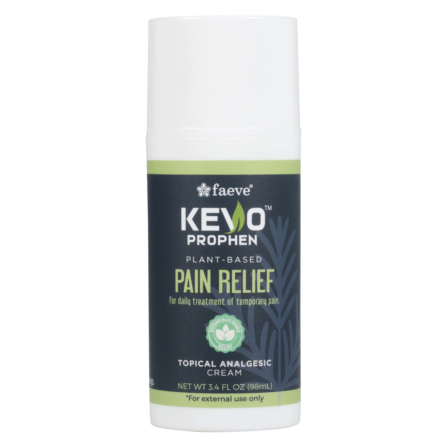 Kevo-Prophen Pain Relieving Cream, Juniper Tar Topical OTC Analgesic, 98 mL